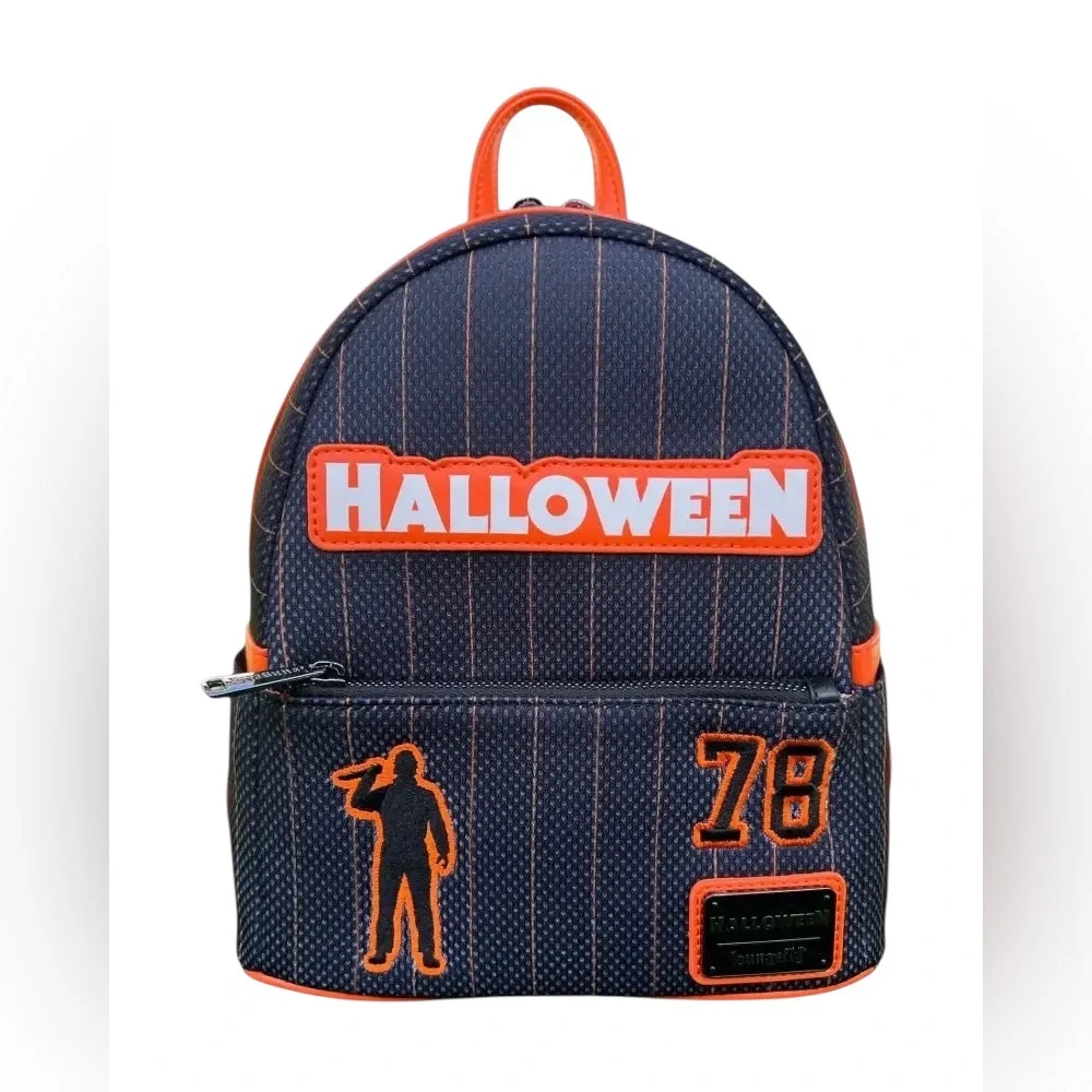 Loungefly Halloween Team Michael Myers Jersey Mini Backpack